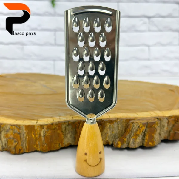 رنده تخت درشت دسته چوبی طرح لبخند