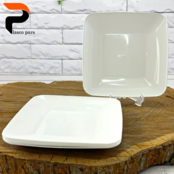 پیش دستی یکبار مصرف 6 عددی سفید