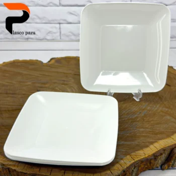 پیش دستی یکبار مصرف 6 عددی سفید - Image 3