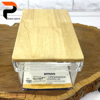 نظم دهنده 3 لیتر درب چوبی لیمون - Image 2