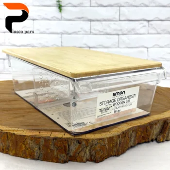 نظم دهنده 5 مقسم دار درب چوبی لیمون - Image 4