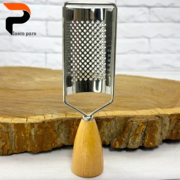 رنده سیر دسته چوبی طرح لبخند - Image 2