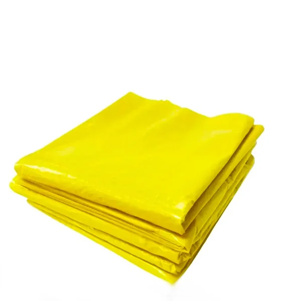 کیسه زباله فله زرد مواد نو 90*70 رامین