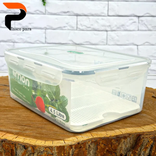 باکس سبزیجات مستطیل  لیمون