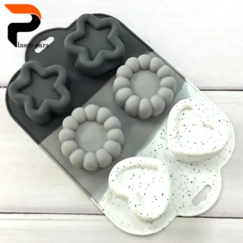 قالب کیک  سیلیکونی 6 عددی B411