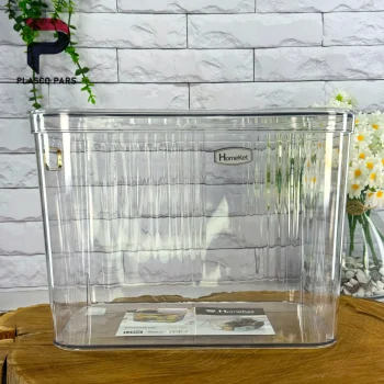 باکس دسته طلایی بزرگ شفاف هومکت - Image 4