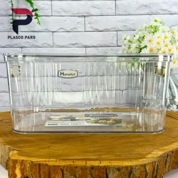 باکس دسته طلایی متوسط شفاف هومکت - Image 2