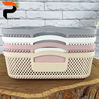 سبد هرمس مستطیل بزرگ 27*35 زیبا - Image 3