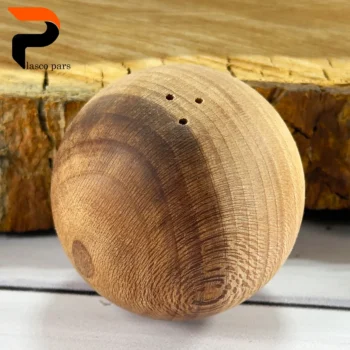 نمک پاش گرد بزرگ چوبی