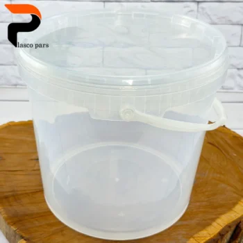 سطل دسته دار 10 کیلویی شفاف پولاد - Image 3