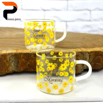 شات دوبل پیرکس گلدار - Image 2