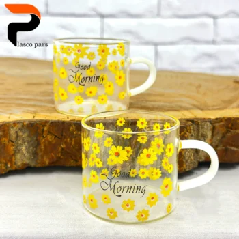 شات دوبل پیرکس گلدار