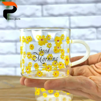 شات دوبل پیرکس گلدار - Image 3