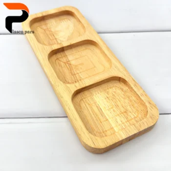 تخته سرو 3 خانه چوبی - Image 2