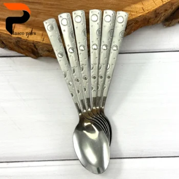 قاشق استیل 6 عددی توپی - Image 7