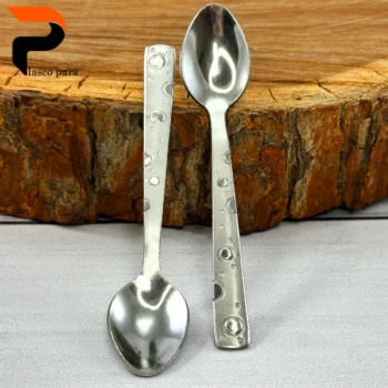 قاشق استیل 6 عددی توپی