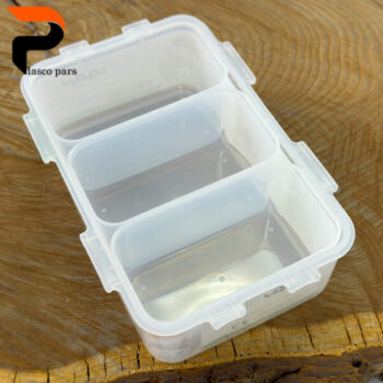 ظرف فریزری مستطیل 3 خانه لیمون - Image 5