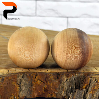 نمک پاش گرد بزرگ چوبی - Image 3