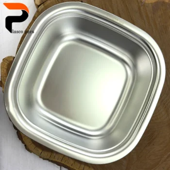 لگن مربع جدید استیل 32 سانت - Image 5