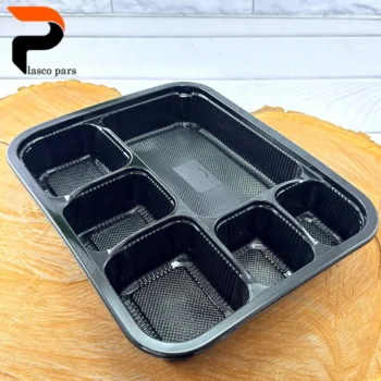 ظرف مستطیل 6 خانه یکبارمصرف 106 - Image 3