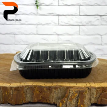 ظرف مربع  تک خانه یکبارمصرف 601 - Image 3