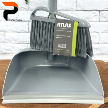 ست جاروب خاک انداز سپید اطلس - Image 5