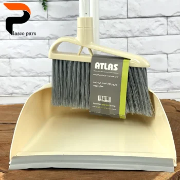 ست جاروب خاک انداز سپید اطلس - Image 3