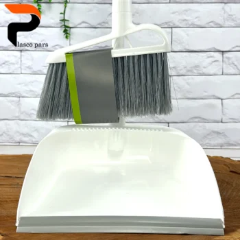 ست جاروب خاک انداز سپید اطلس - Image 2