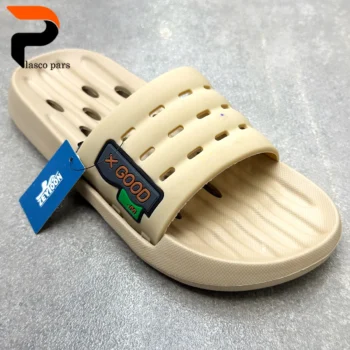 دمپایی لوکس استخری مردانه زیتون - Image 4