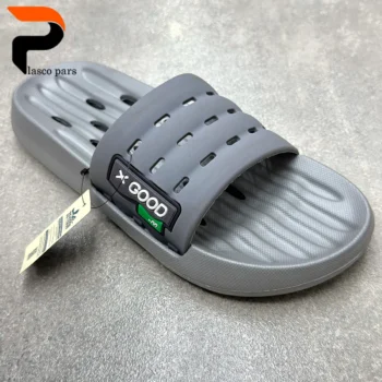 دمپایی لوکس استخری مردانه زیتون - Image 5