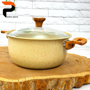 قابلمه 24 ونیز دسته چوبی درب پیرکس کاپوچینو هاناتک - Image 2