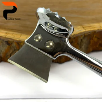 بیفتک کوب کروم دو طرفه دسته چوبی بدیس - Image 3