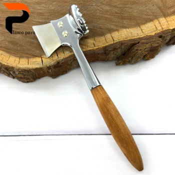 بیفتک کوب کروم دو طرفه دسته چوبی بدیس - Image 4