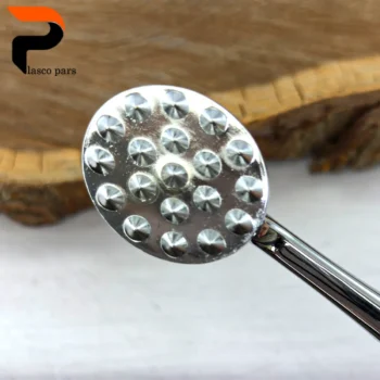 بیفتک کوب کروم دو طرفه دسته چوبی بدیس - Image 5