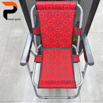 صندلی تاشو برزنتی ساحلی 9 فنره - Image 6