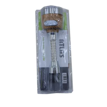 فشارشکن بلند دکمه دار طرح چوب اطلس - Image 2