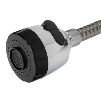 فشار شکن بلند دکمه دار کروم اطلس - Image 3