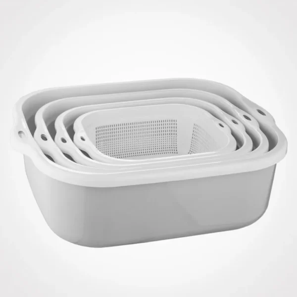 سرویس 8 پارچه آبکش لگن نسیم لیمون