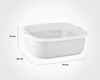 سرویس 8 پارچه آبکش لگن نسیم لیمون - Image 5