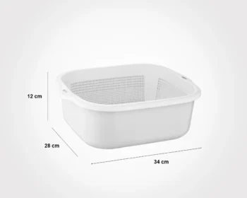 سرویس 8 پارچه آبکش لگن نسیم لیمون - Image 6