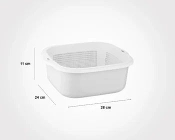 سرویس 8 پارچه آبکش لگن نسیم لیمون - Image 7