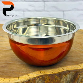 کاسه استیل رنگی درب رنگی سایز 1 - Image 3