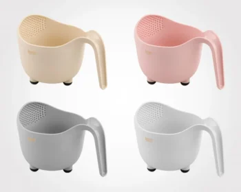 ست برنج شوی دسته دار لیمون - Image 5