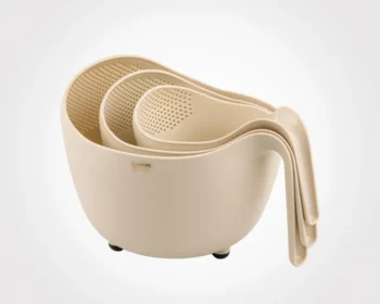 ست برنج شوی دسته دار لیمون