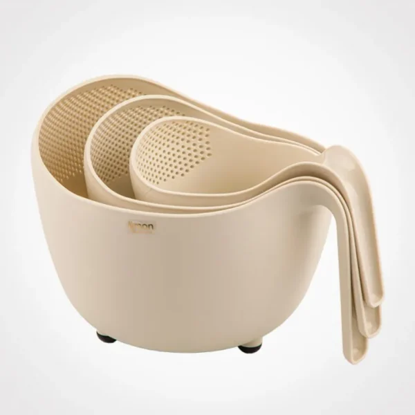 ست برنج شوی دسته دار لیمون