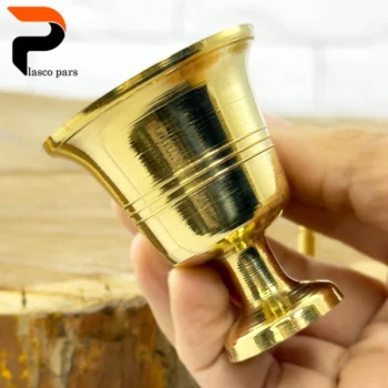 هاون برنجی پایه دار ارتفاع 5.5 - Image 3