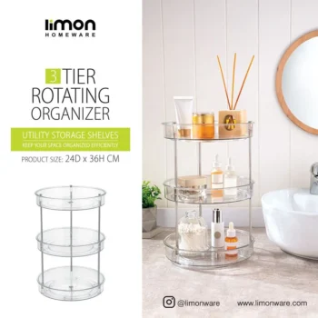 نظم دهنده نشکن 3 طبقه گردان لیمون - Image 2