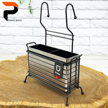 جاقاشقی آویز 4گوش دوقلو نقره ای تایلندی بازن - Image 9