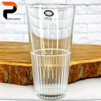 لیوان شیشه ای 500 میل لیمون