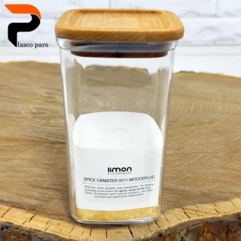 جا ادویه 4گوش درب چوبی 1 سارینا لیمون